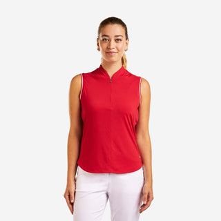 Nivo Fergie Sleeveless Polo - Chinese Red