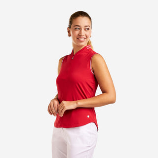 Nivo Fergie Sleeveless Polo - Chinese Red