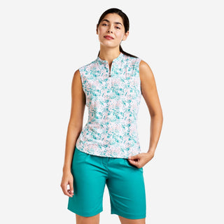 Nivo Linnea Sleeveless Polo - White Aruba