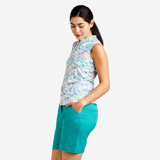 Nivo Linnea Sleeveless Polo - White Aruba