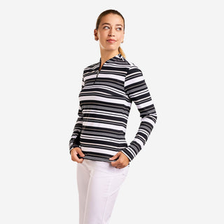 Nivo Lolita Long Sleeve Top - Black & White