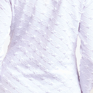 Nivo Ladies Dyna Long Sleeve Golf Mock - White