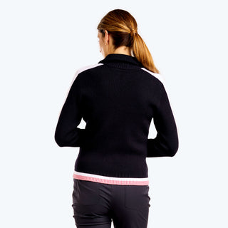 Nivo Ladies Golf Daniela Zip Sweater - Black