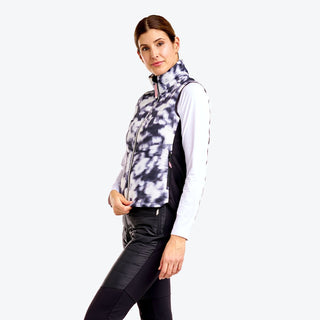 Nivo Ladies Golf Drew Vest Jacket - Black & White