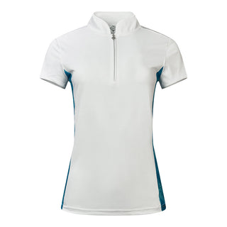 Pure Golf Ladies Bliss Cap Sleeve Polo Shirt - Feather