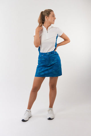 Pure Golf Clarity Print Ladies Golf Skort - Feather