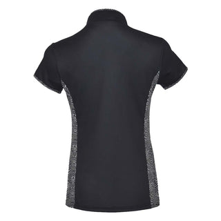 Pure Golf Ladies Holly Cap Sleeve Polo Shirt - Cheetah