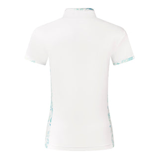 Pure Golf Ladies Bliss Sleeveless Golf Polo Shirt - Aquamarine Lake