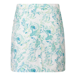 Pure Golf Clarity Print Ladies Golf Skort-  Aquamarine Lake