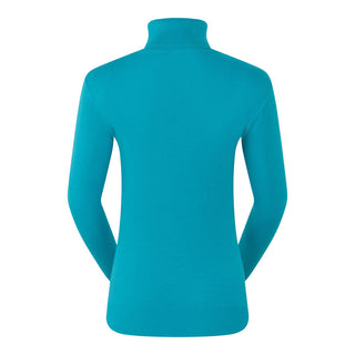 Pure Golf Glow Roll Neck - Tourmaline Blue