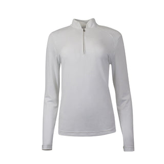 Bloom Long Sleeve Polo Shirt - White