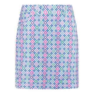 Pure Golf Clarity Print Ladies Golf Skort-  Geo Flower