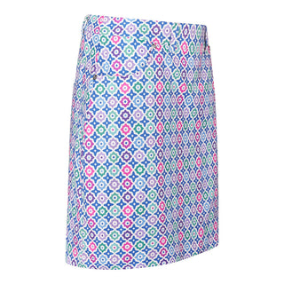 Pure Golf Clarity Print Ladies Golf Skort-  Geo Flower