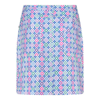 Pure Golf Clarity Print Ladies Golf Skort-  Geo Flower