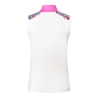 Chloe Sleeveless Polo - Leo Pop