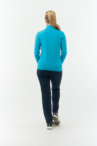 Pure Golf Glow Roll Neck - Tourmaline Blue