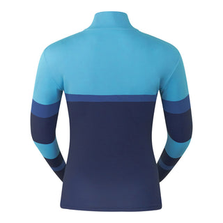 Pure Golf Luna Quarter Zip Golf Top - Tourmaline Blue