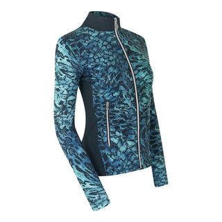 Pure Golf Auttie Winterweight Jacket - Tourmaline Leopard