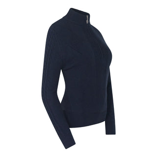 Pure Golf Sorrell  Lined Quarter Zip Ladies Golf  Jumper - Navy