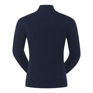 Pure Golf Sorrell  Lined Quarter Zip Ladies Golf  Jumper - Navy