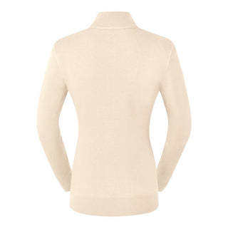 Pure Golf Blair Full Zip Womens golf Lined Cardigan - Champagne