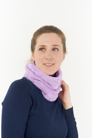 Pure Golf Eira Fur Snood - Lilac