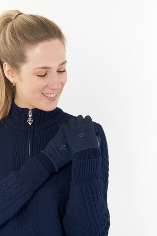 Pure Golf Alpine Winter Women's Golf Gloves - Navy