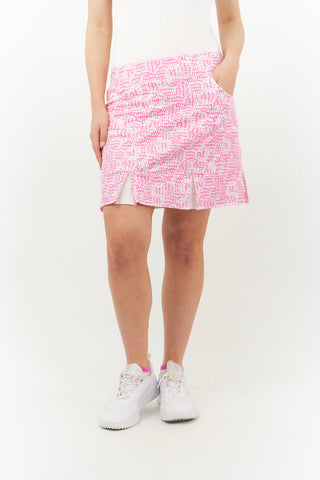 Alda Pull-On Women's Golf Skort - Candy Pebble