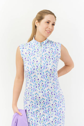 Miley Sleeveless Golf Dress - Opal Wish
