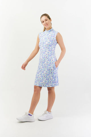 Miley Sleeveless Golf Dress - Opal Wish
