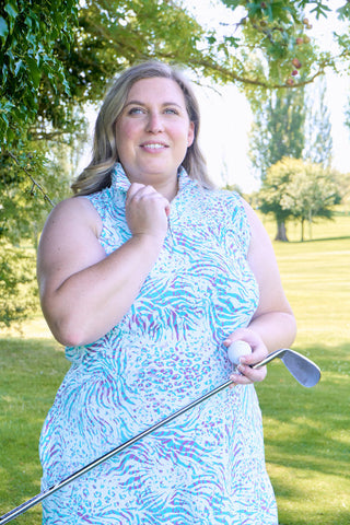 Miley Sleeveless  Golf Dress - Fierce Fusion