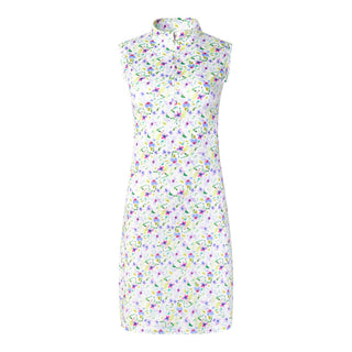 Miley Sleeveless Ladies Golf Dress - Ethereal Bouquet