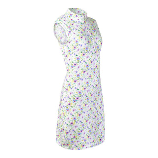 Miley Sleeveless Ladies Golf Dress - Ethereal Bouquet