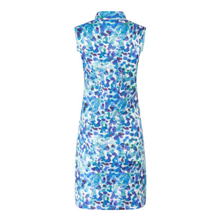Miley Sleeveless  Ladies Golf Dress - Dappled Ocean