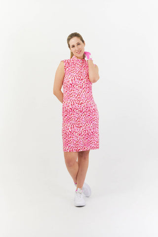 Miley Sleeveless Golf Dress - Petal Polka