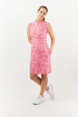 Miley Sleeveless Golf Dress - Petal Polka