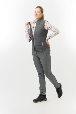 Pure Golf Eve Reversible Ladies Golf Gilet - Autumn Embers