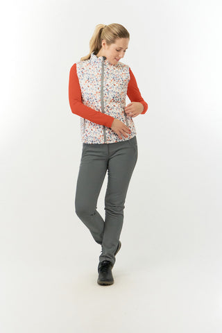 Pure Golf Eve Reversible Ladies Golf Gilet - Autumn Embers