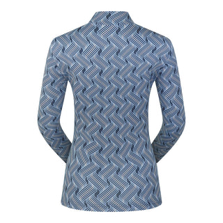 Pure Golf Arusha Ladies Golf Quarter Zip Top - Optical Weave