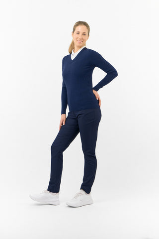 Pure Golf Suzie Summer Weight Jumper - Navy