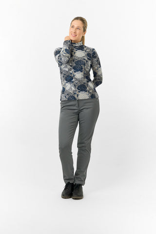 Pure Golf Ladies Amy Soft Golf Roll Neck- Quiet Glade