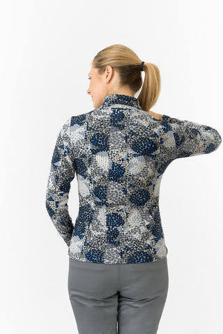 Pure Golf Ladies Amy Soft Golf Roll Neck- Quiet Glade