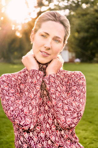 Pure Golf Ladies Amy Soft Golf Roll Neck- Perennial Fields