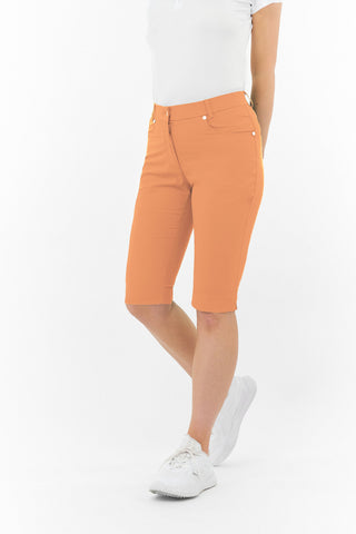 Trust2 Ladies Bermuda Golf Shorts - Cantaloupe