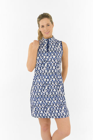 Sophie Sleeveless Golf Dress - Sands of Time
