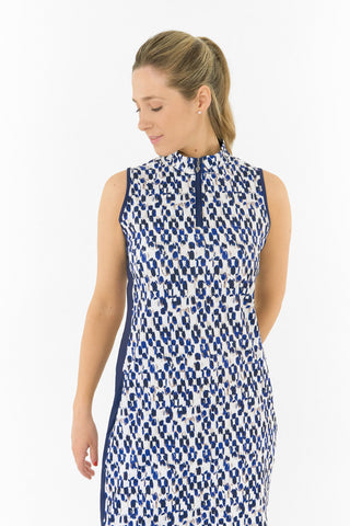 Sophie Sleeveless Golf Dress - Sands of Time