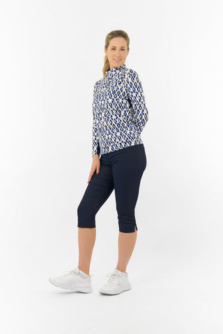 Pure Golf Balance Mid Layer Ladies Golf Top - Sands of Time