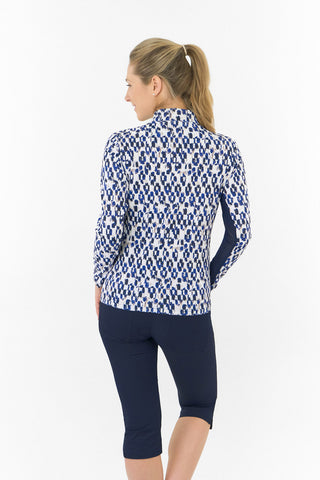 Pure Golf Balance Mid Layer Ladies Golf Top - Sands of Time