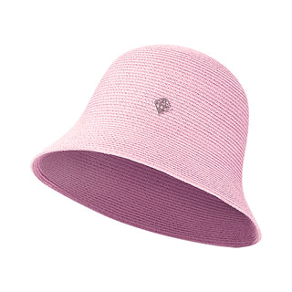Lea Ladies Straw Golf Hat - Pink Blossom
