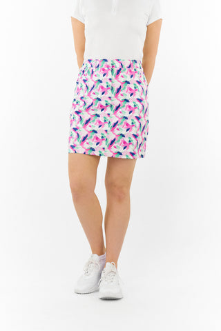 Ladies Golf Clarity Printed Golf Skort - Portrait of Paradise